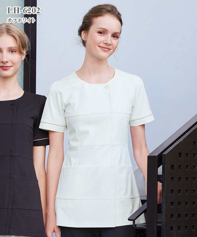 女子チュニック半袖[ナガイレーベン製品] LH-6202｜THS-白衣通販・販売