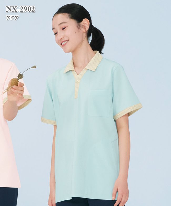 男女兼用ポロシャツ半袖[住商モンブラン製品] 32-5032～5039｜THS-白衣