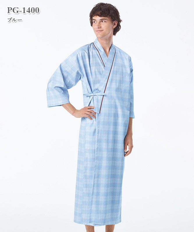 ヘルスヘルパー男女兼用患者衣ゆかた型[ナガイレーベン製品] PG-1400