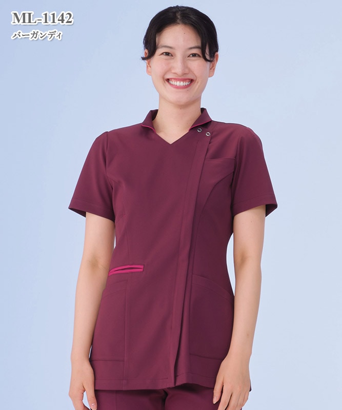 MARC＆LONA レディースウェア 【美品】 女子ハイブリッドメディウェア半袖[ナガイレーベン製品] ML-1142｜THS