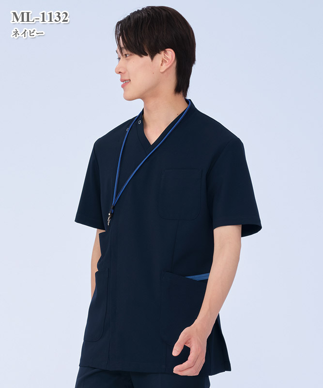 男子スクラブ半袖[ナガイレーベン製品] ML-1132｜THS-白衣通販・販売