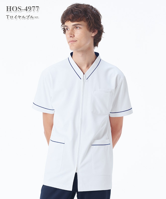 男女兼用スクラブ半袖[ナガイレーベン製品] HOS-4977｜THS-白衣通販・販売