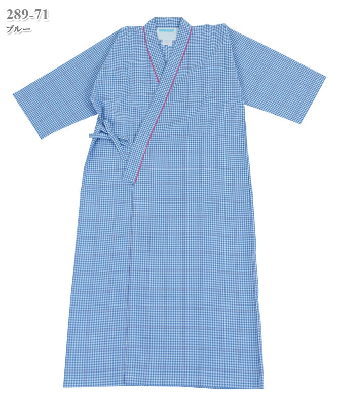 患者衣ガウン[KAZEN製品] 289-7｜THS-白衣通販・販売