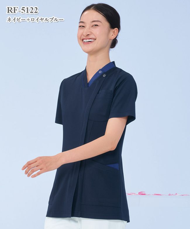 女子スクラブ半袖[ナガイレーベン製品] RF-5122｜THS-白衣通販・販売