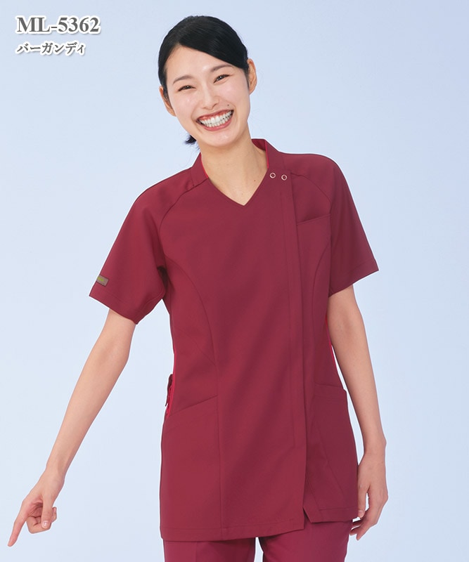 女子スクラブ半袖[ナガイレーベン製品] ML-5362｜THS-白衣通販・販売