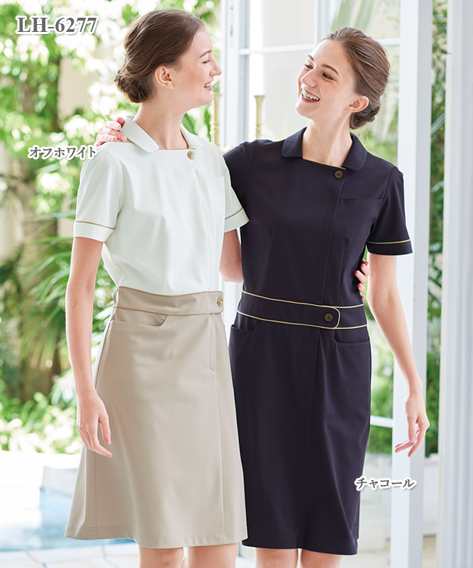 未使用 UNITED ARROWS ネイビーワンピ 襟取り外し可M