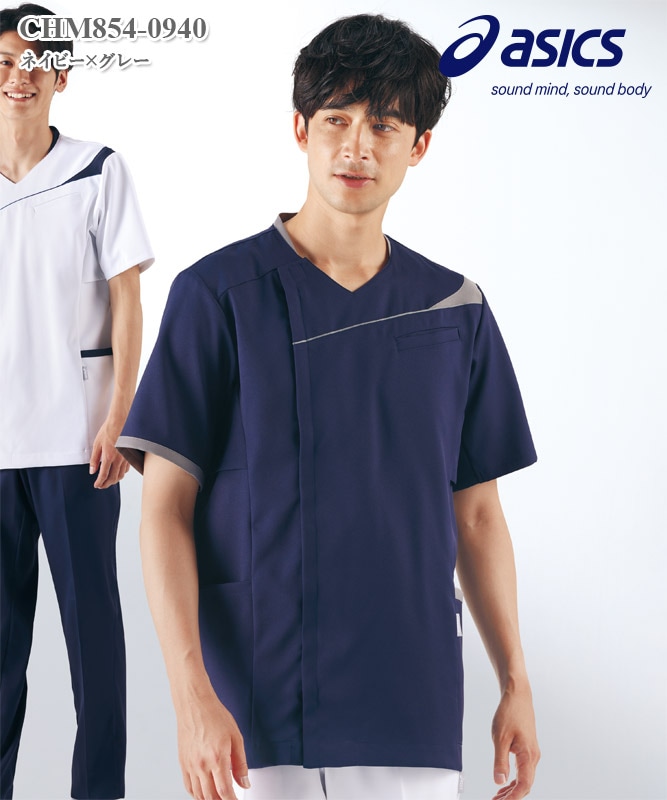 アシックスメンズスクラブ半袖[住商モンブラン] CHM854-0104～4905