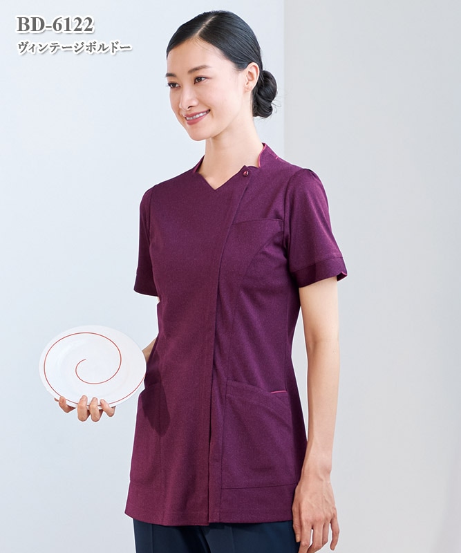 女子チュニック半袖[ナガイレーベン製品] BD-6122｜THS-白衣通販・販売