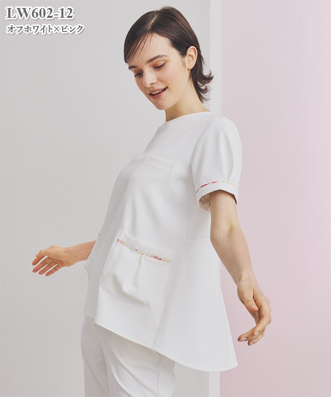 ローラ アシュレイ レディススクラブ半袖[住商モンブラン製品