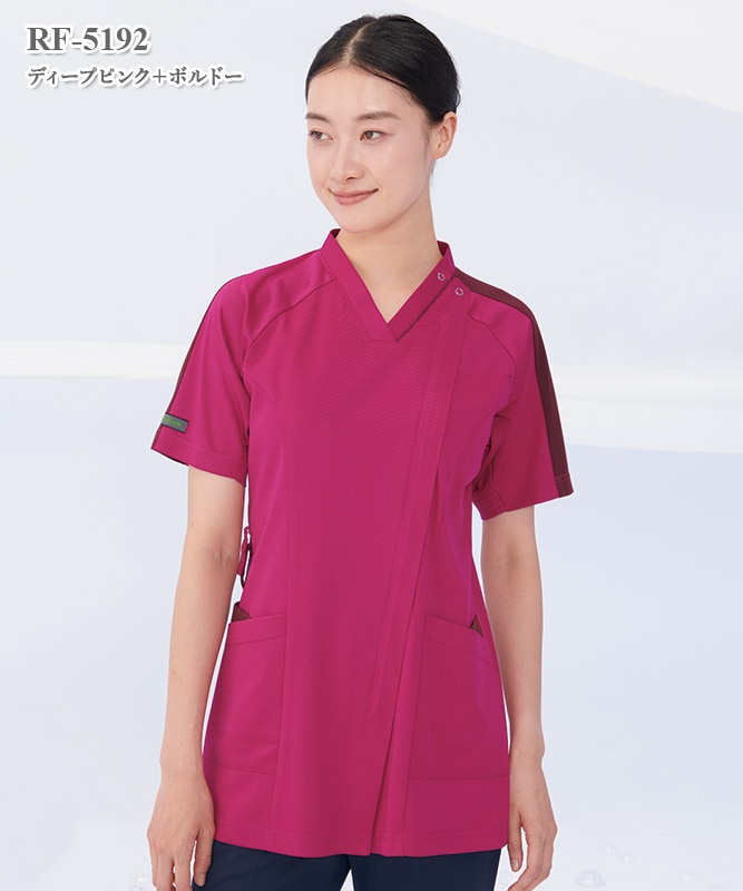 女子スクラブ半袖[ナガイレーベン製品] RF-5192｜THS-白衣通販・販売