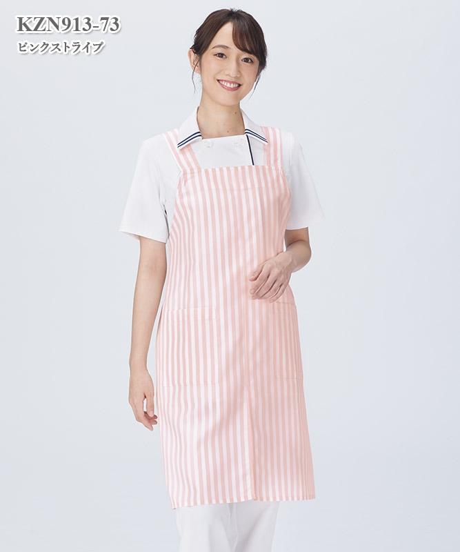 プリントエプロン[KAZEN製品] KZN913｜THS-白衣通販・販売