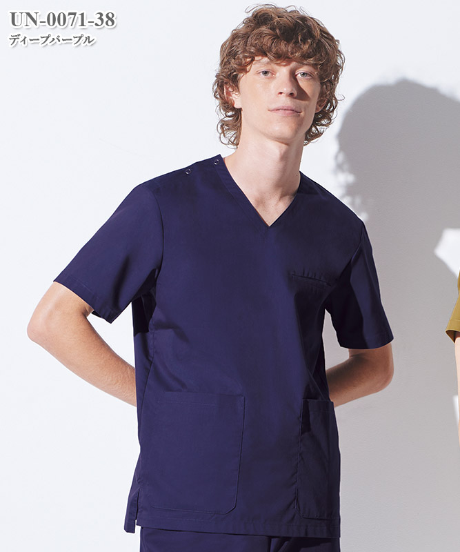 メンズスクラブ半袖[チトセ製品] UN-0071｜THS-白衣通販・販売