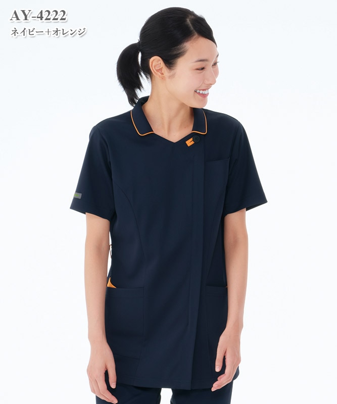 女子チュニック半袖[ナガイレーベン製品] AY-4222｜THS-白衣通販・販売