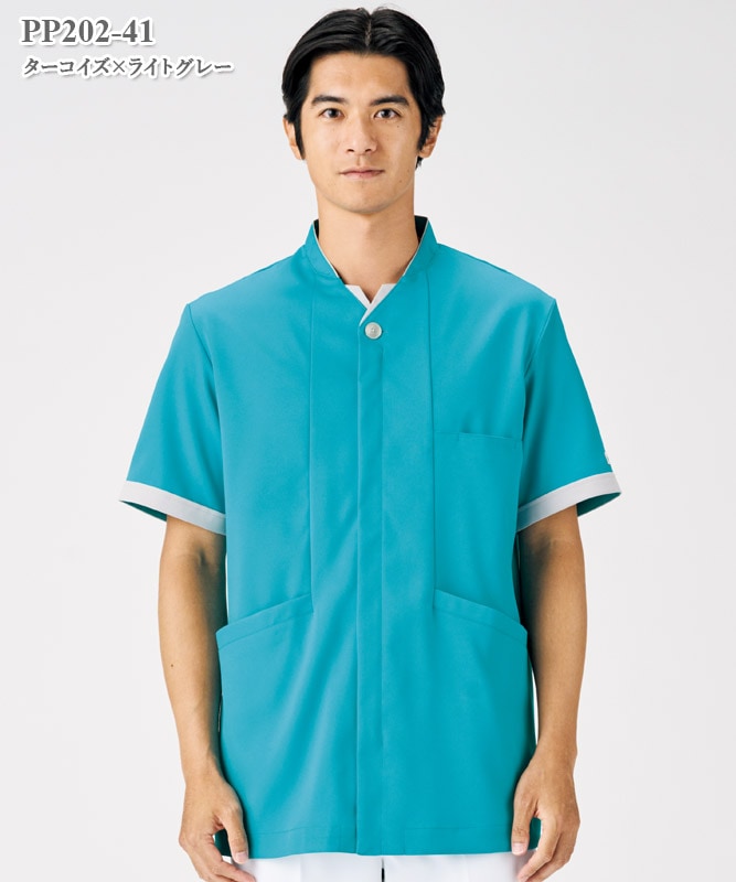 メンズジャケット半袖[住商モンブラン製品] PP202-19～91｜THS-白衣