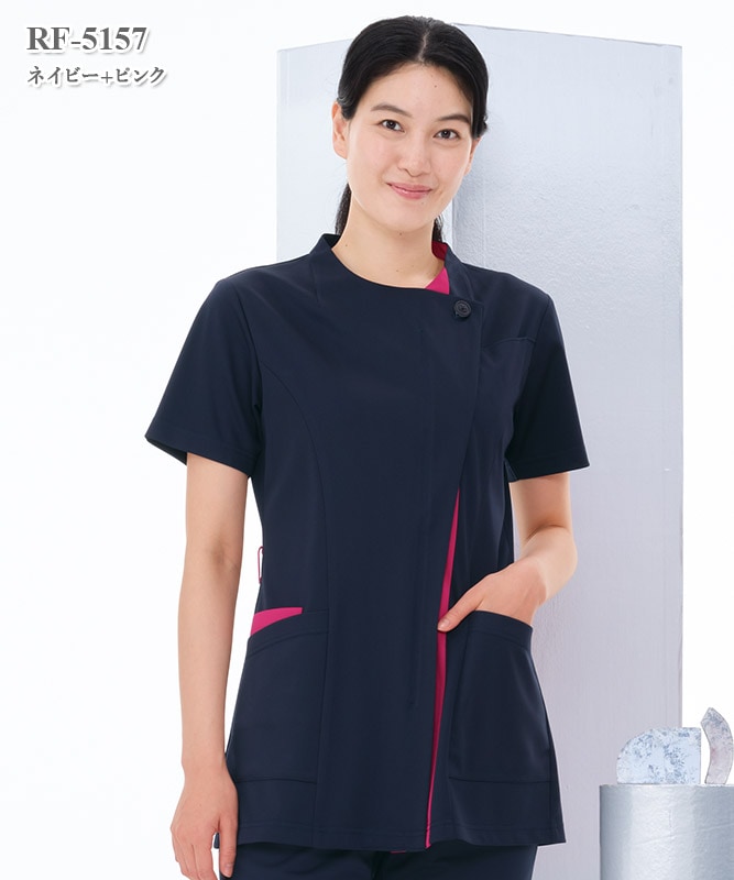 女子スクラブ半袖[ナガイレーベン製品] RF-5157｜THS-白衣通販・販売