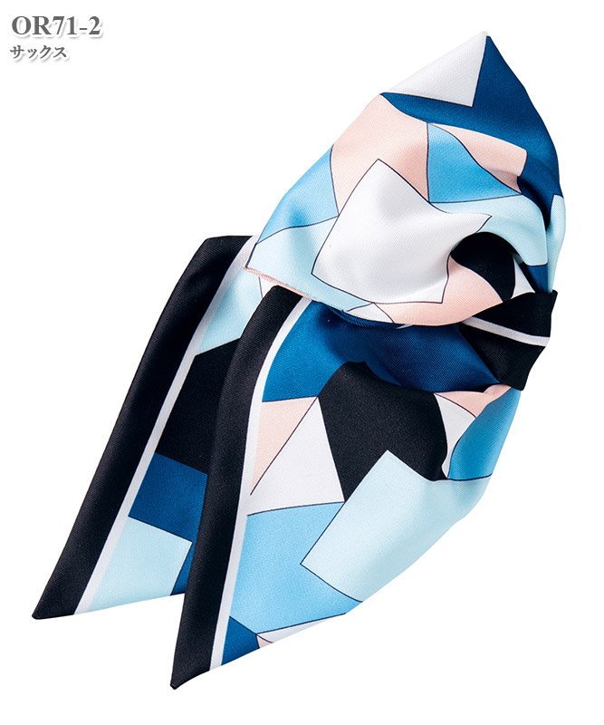 リボンスカーフ リボンスカーフ EAZ－539 6 ブルー| 作業服・作業着