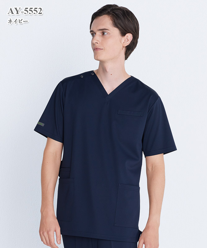 男子スクラブ半袖[ナガイレーベン製品] AY-5552｜THS-白衣通販・販売