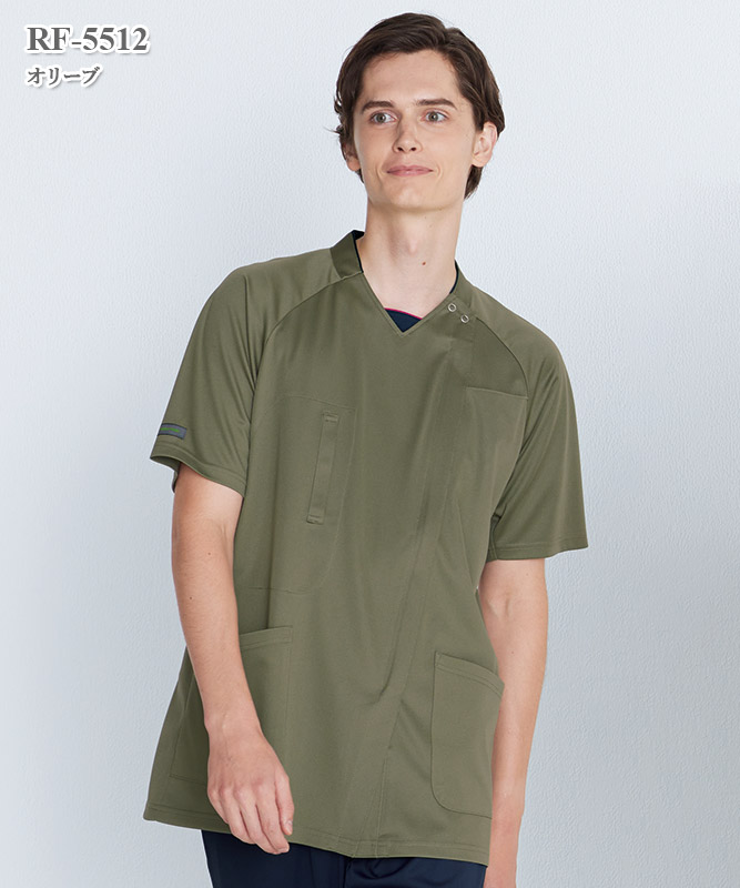 男女兼用スクラブ半袖[ナガイレーベン製品] RF-5512｜THS-白衣通販・販売