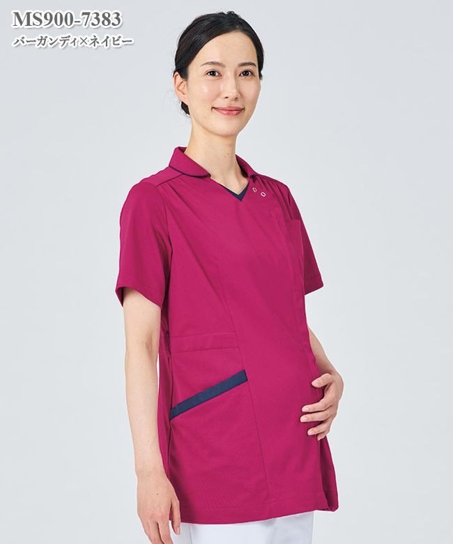 レディスマタニティスクラブ半袖[住商モンブラン製品] MS900-0183