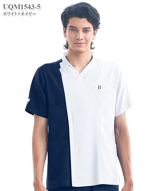 ルコックスポルティフユニセックススクラブ半袖[明石S.U.C.製品