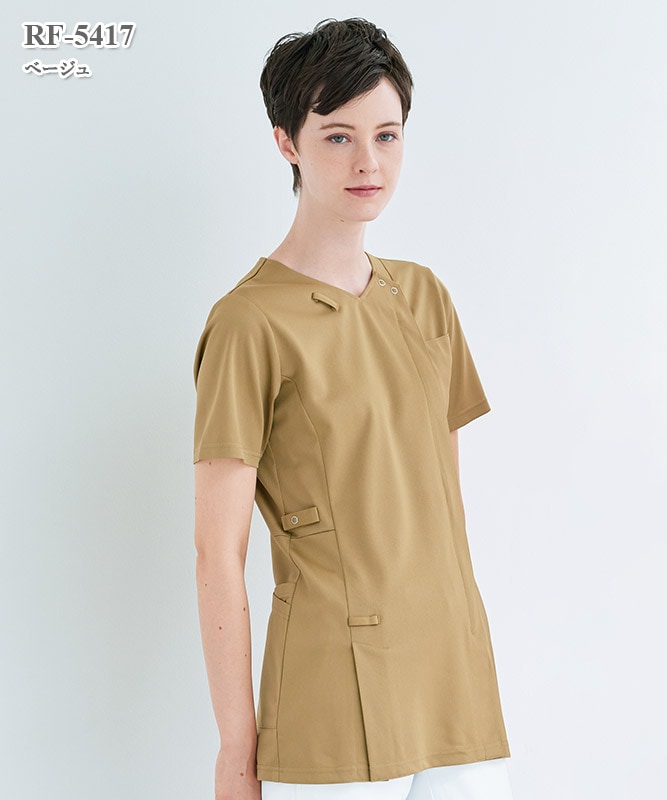 女子スクラブ半袖[ナガイレーベン製品] RF-5417｜THS-白衣通販・販売