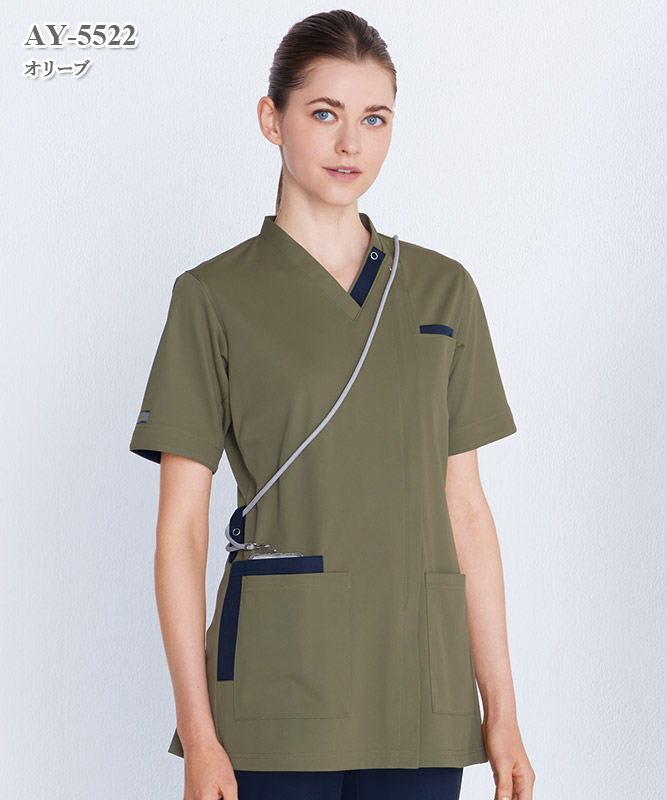 男女兼用スクラブ半袖[ナガイレーベン製品] AY-5522｜THS-白衣通販・販売