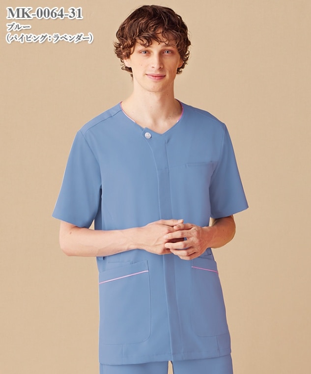 ミッシェルクランメンズファスナースクラブ半袖[チトセ製品] MK-0064