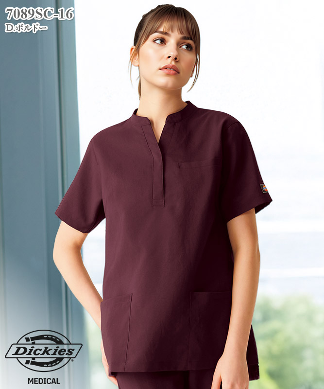 Dickies 医療用スクラブ 7089SC 5着セット ディッキーズレディススクラブ半袖[フォーク製品] 7089SC｜THS-白衣