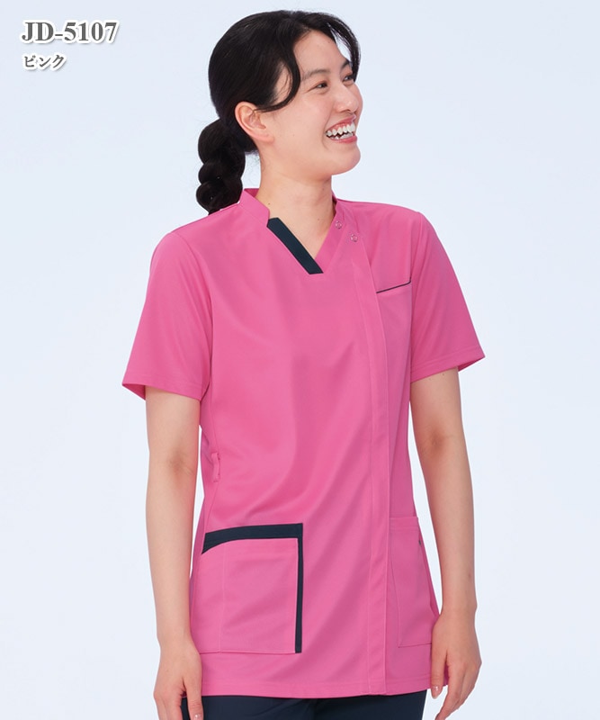 男女兼用スクラブ半袖[ナガイレーベン製品] JD-5107｜THS-白衣通販・販売