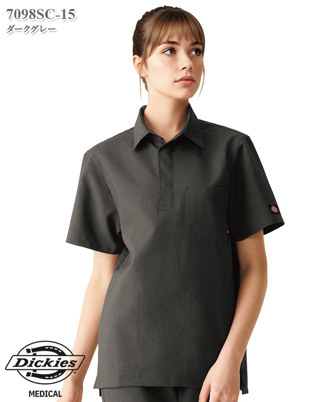 ディッキーズスクラブ半袖(男女兼用)[フォーク製品] 7098SC｜THS-白衣