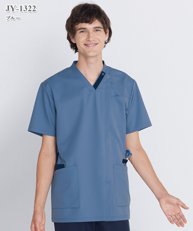 男女兼用スクラブ半袖[ナガイレーベン製品] JY-1322｜THS-白衣通販・販売