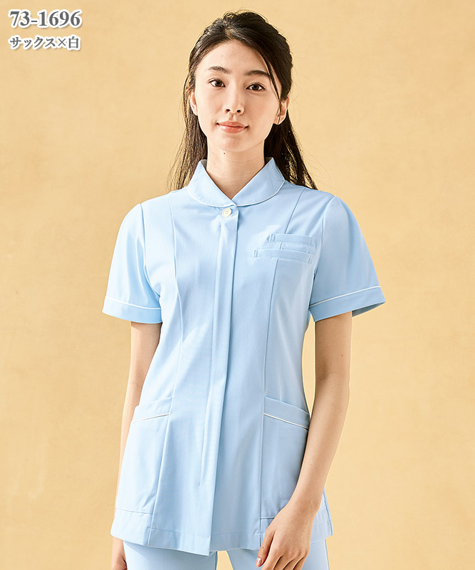 ナースジャケット半袖[住商モンブラン製品] 73-1692～1696｜THS-白衣 