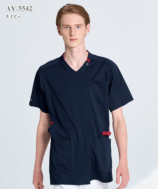 男女兼用スクラブ半袖[ナガイレーベン製品] AY-5542｜THS-白衣通販・販売