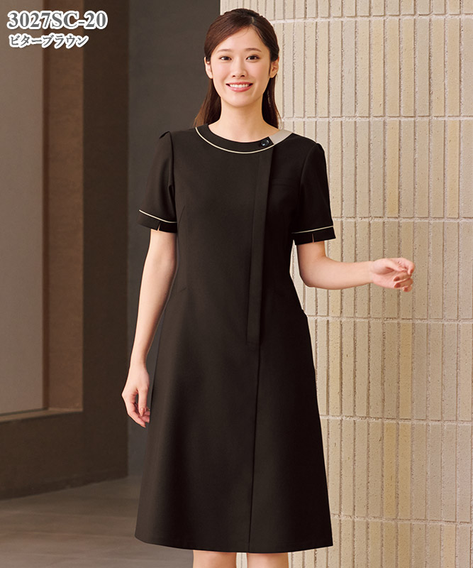 ワンピース半袖[フォーク製品] 3027SC｜THS-白衣通販・販売