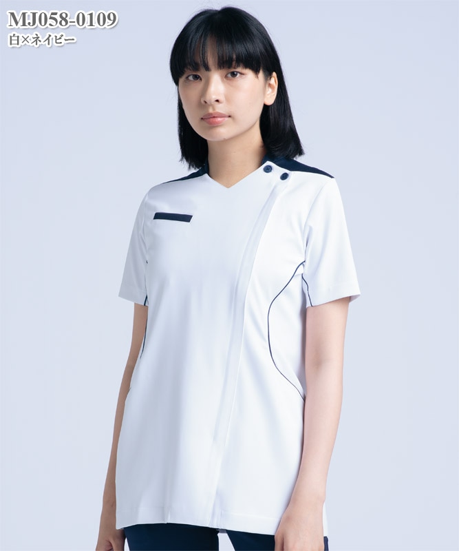 レディスジャケット半袖[住商モンブラン製品] MJ058-0102～0109｜THS