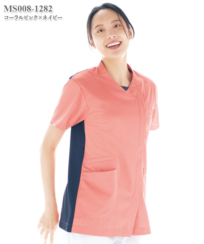 男女兼用スクラブ半袖[住商モンブラン製品] MS008-0182～8272｜THS