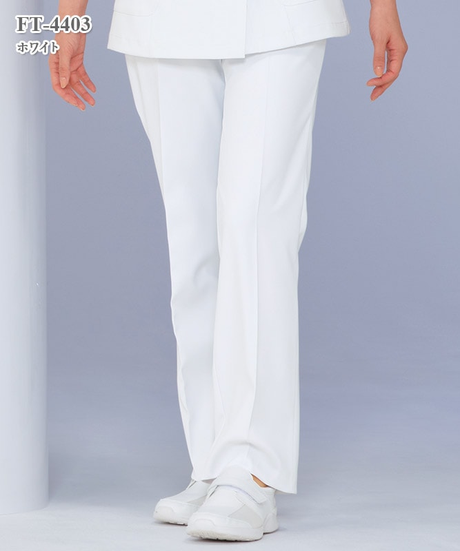 GIANFRANCO FERRE 94500円　新品　ショートパンツ　純白 フェルネ女子パンツ[ナガイレーベン製品] FT-4403(□加工内容 [股下