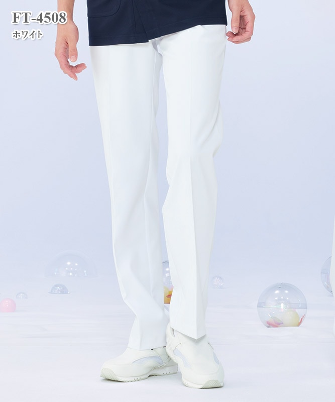 男子パンツ(脇ゴム)[ナガイレーベン製品] FT-4508(□加工内容 [股下