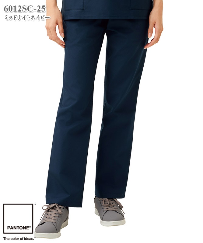 PANTONEレディスストレートパンツ[フォーク製品] 6012SC｜THS-白衣通販