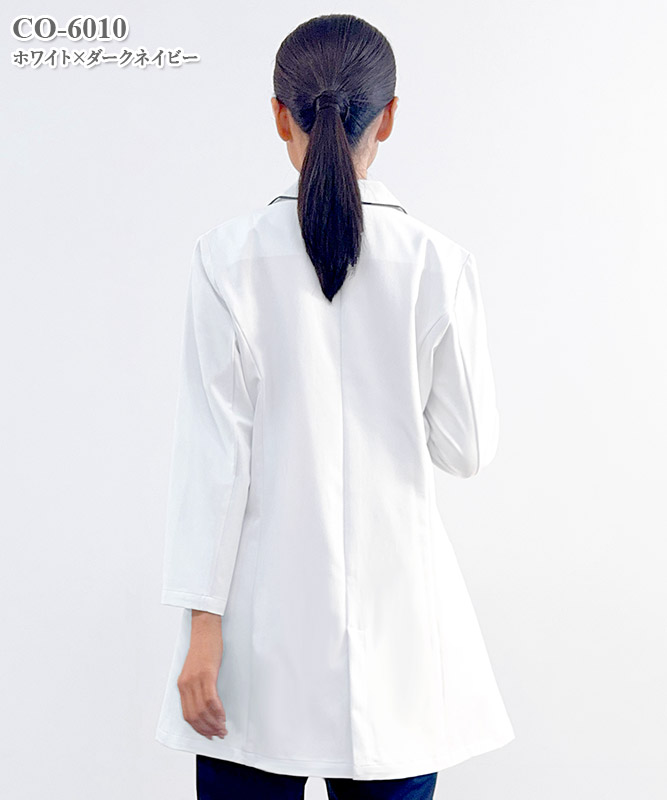 レディス白衣ショートドクターコート長袖[オンワード製品] CO-6010