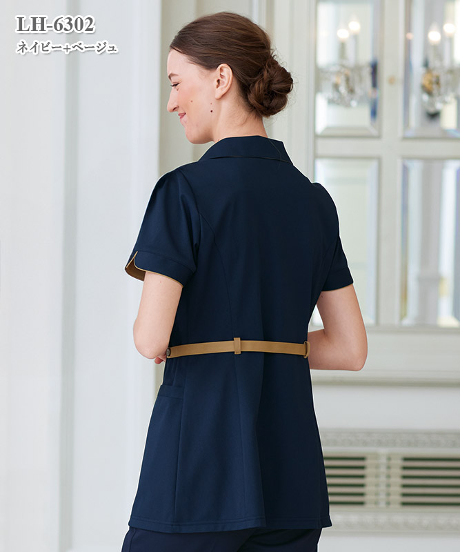 女子チュニック半袖[ナガイレーベン製品] LH-6302｜THS-白衣通販・販売
