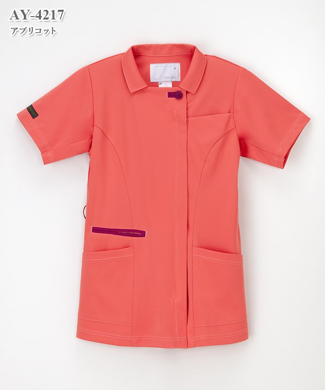 女子チュニック半袖[ナガイレーベン製品] AY-4217｜THS-白衣通販・販売