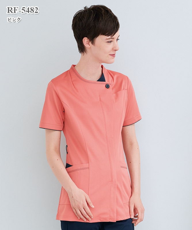 女子スクラブ半袖[ナガイレーベン製品] RF-5482｜THS-白衣通販・販売