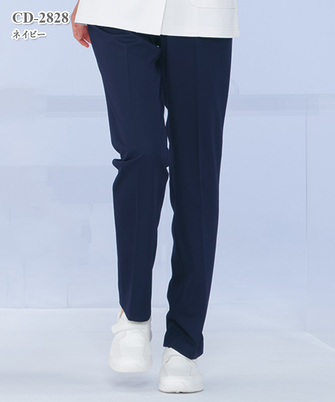 キャリアル女子ストレートパンツ（脇ゴム）[ナガイレーベン製品] CD