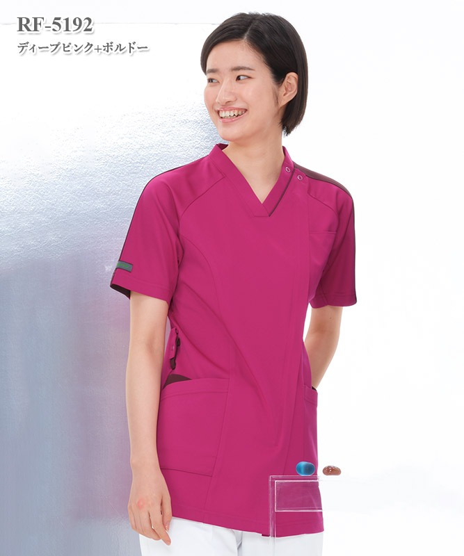 女子スクラブ半袖[ナガイレーベン製品] RF-5192｜THS-白衣通販・販売