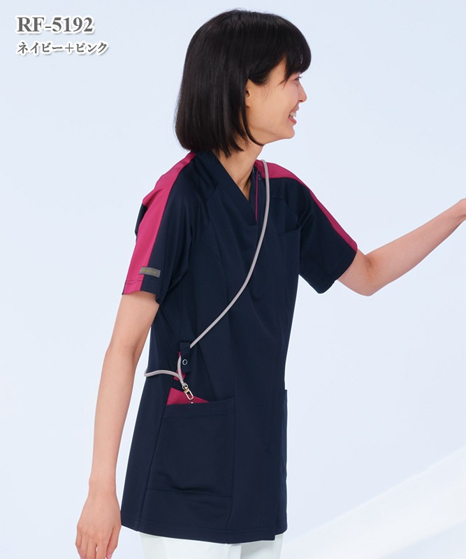 女子スクラブ半袖[ナガイレーベン製品] RF-5192｜THS-白衣通販・販売