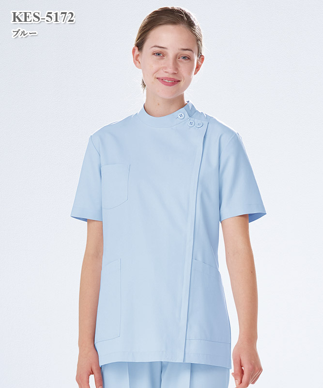ケックスター女子横掛半袖[ナガイレーベン製品] KES-5172｜THS-白衣
