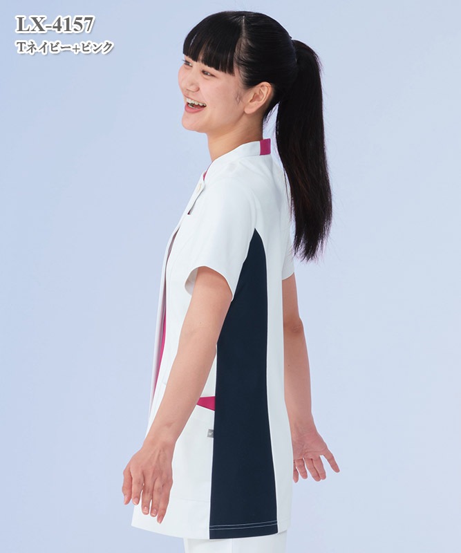 女子スクラブ半袖[ナガイレーベン製品] LX-4157｜THS-白衣通販・販売