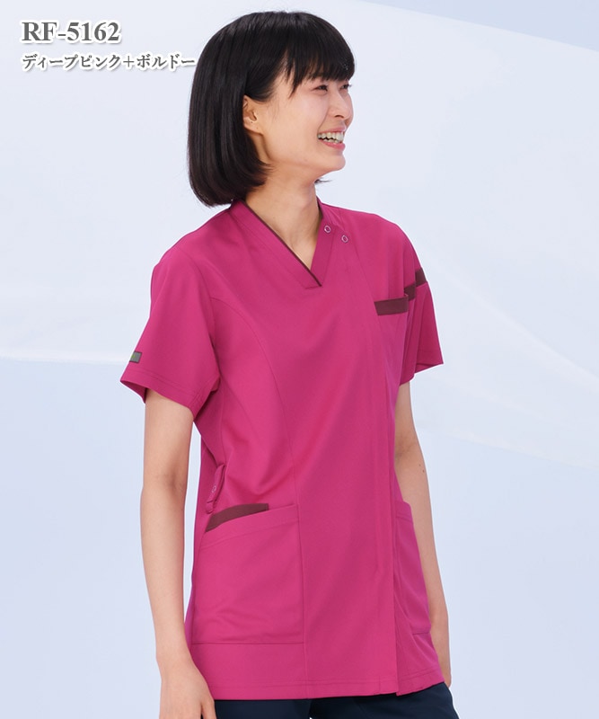 男女兼用スクラブ半袖[ナガイレーベン製品] RF-5162｜THS-白衣通販・販売