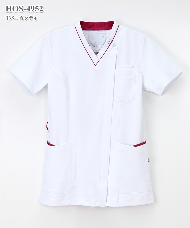 女子スクラブ半袖[ナガイレーベン製品] HOS-4952｜THS-白衣通販・販売